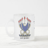 私のノラ フロストグラスマグカップ (左)