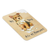 私のノーウィッ食べク・テリア マグネット (右側)