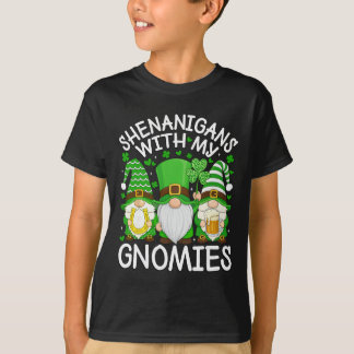 私のノームたちとの悪ふざけ セントパトリックの日 ノーム Tシャツ