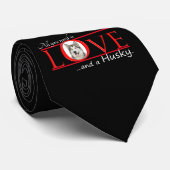 私のハスキーなネクタイを愛する ネクタイ (ロール)