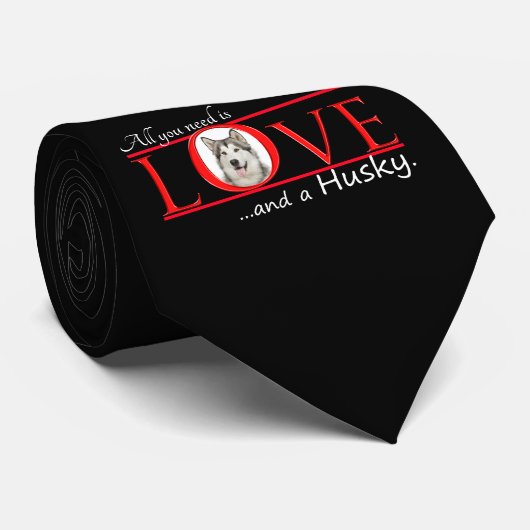 私のハスキーなネクタイを愛する ネクタイ (ロール)