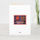 私のハチに？ 面白いバレンタインカード カード (裏面)