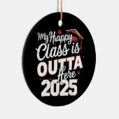 私のハッピークラスは2025年卒業を上回る セラミックオーナメント (右)