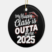 私のハッピークラスは2025年卒業を上回る セラミックオーナメント (左)