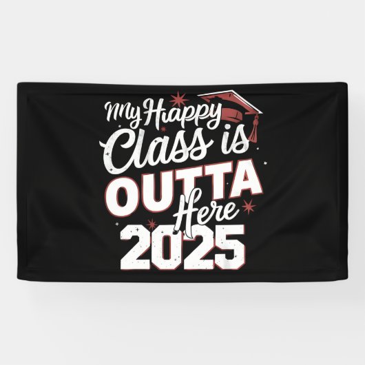 私のハッピークラスは2025年卒業を上回る 横断幕 (横)