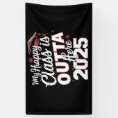 私のハッピークラスは2025年卒業を上回る 横断幕 (縦)