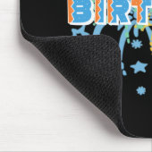 私のハッピーバースデーユニセックス花火カラフル マウスパッド (コーナー)