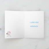 私のハニーバニー私はあなたを愛するカード シーズンカード (内部)