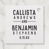 私のハニー引用文ゴールドフォイルハニカムを見つけた フェイバータグ (裏面)