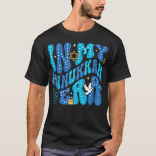 私のハヌカー時代 ハッピー チャヌカ ユダヤ人男性用 Tシャツ