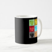 私のハヌカ時代のダサいユダヤのクリスマス面白い コーヒーマグカップ (正面右)
