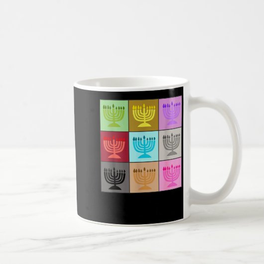 私のハヌカ時代のダサいユダヤのクリスマス面白い コーヒーマグカップ (右)