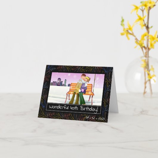 私のハビーのグリーティングカードへの素晴らしい誕生日 カード (黄色い花)