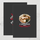 私のハリブット闘争 - 真のアラスカ物語 招待状 (正面/裏面)