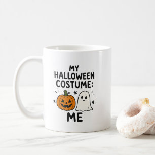私のハロウィンコスチュームは私 Funnyイラスト コーヒーマグカップ
