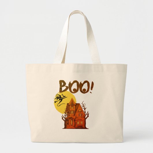 私のハロウィン  ラージトートバッグ (正面)