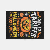 私のハロウィーンの衣装2025関税のために フリースブランケット (正面(横))