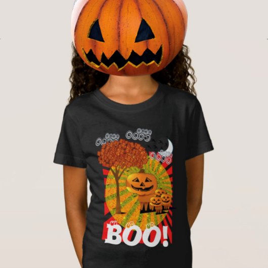 私のハロウィーンカボチャはチュニックの頭 Tシャツ