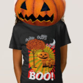 私のハロウィーンカボチャはチュニックの頭 Tシャツ
