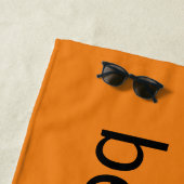 私のハロウィーンビーチタオル ビーチタオル (インサイチュ)