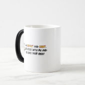 私のハローのマグを見て下さい モーフィングマグカップ (正面左)