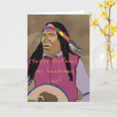 私のハンサムな責任者 カード (黄色い花)