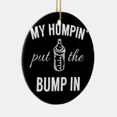 私のハンピンが初めて父にバンプを置いた セラミックオーナメント (右)
