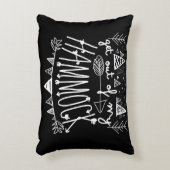 私のハンモック(パーソナライズな)旅行から出て下さい アクセントクッション (正面(垂直))