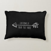 私のハンモック(パーソナライズな)旅行から出て下さい アクセントクッション (裏面)