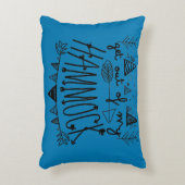 私のハンモック(パーソナライズな)旅行から出て下さい アクセントクッション (正面(垂直))