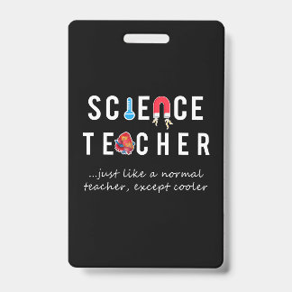 私のハートおもしろいは、科学と生物学の先生ギフトが大好き。 バッジ