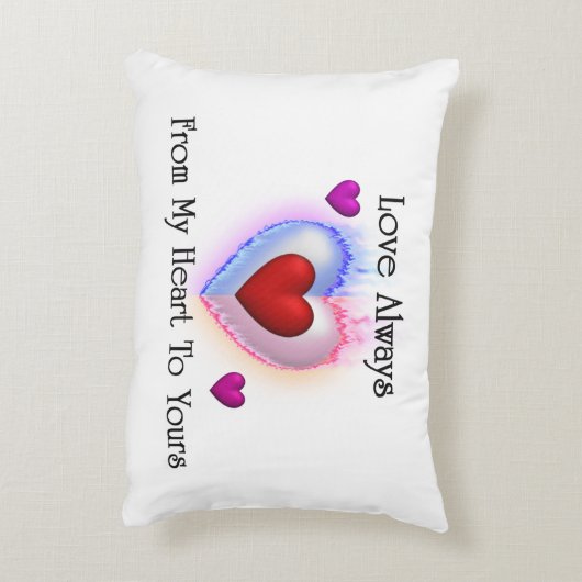 私のハートからアクセント枕まで アクセントクッション (裏面(縦))