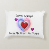 私のハートからアクセント枕まで アクセントクッション (裏面)