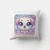 私のハートかわいいパピーペットラバーデコール クッション (裏面)