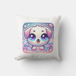 私のハートかわいいパピーペットラバーデコール クッション