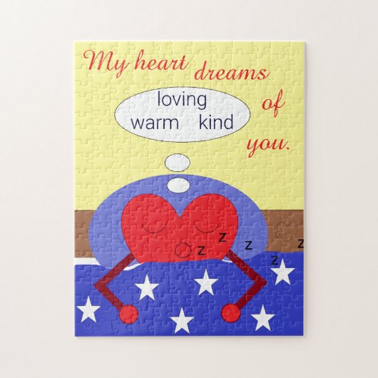 私のハートがあなたを夢見る ジグソーパズル (縦)
