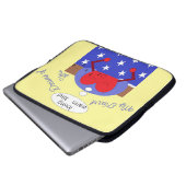 私のハートがあなたを夢見る: ラップトップスリーブ (正面下部)