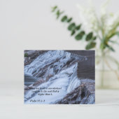 私のハートが圧倒される時Psalm 95:1-2 ポストカード (スタンド正面)