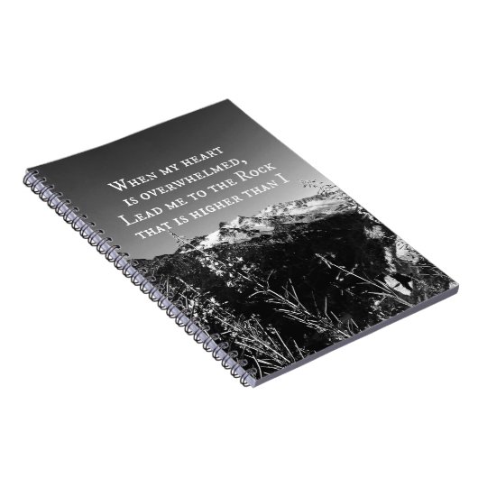 私のハートが聖書の聖句に圧倒されたとき ノートブック (右側)