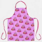 私のハートが輝く エプロン (正面)