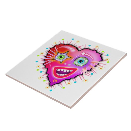 私のハートが輝く タイル (側面)