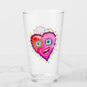 私のハートが輝く タンブラーグラス (正面)