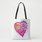 私のハートが輝く トートバッグ (正面)