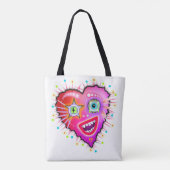 私のハートが輝く トートバッグ (裏面)