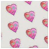 私のハートが輝く ファブリック (クローズアップ)