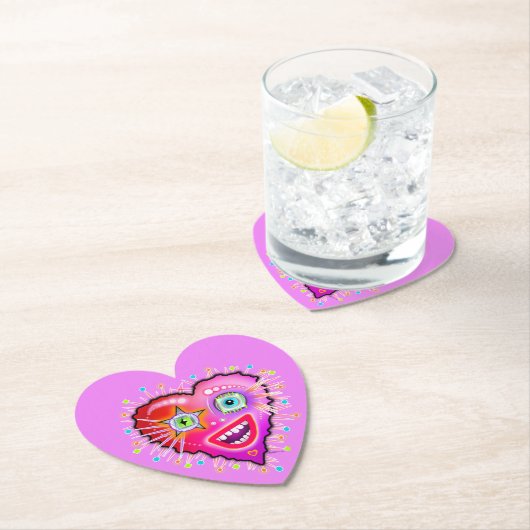 私のハートが輝く ペーパーコースター (インサイチュ)