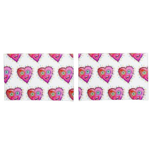 私のハートが輝く 枕カバー (フロントセット)