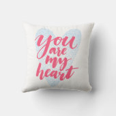 私のハートです クッション (裏面)