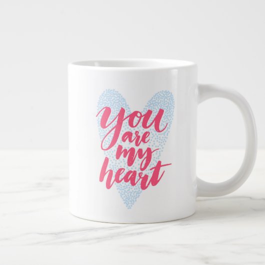 私のハートです ジャンボコーヒーマグカップ (右)