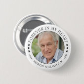 私のハートで永遠に記念写真 缶バッジ (正面&裏面)